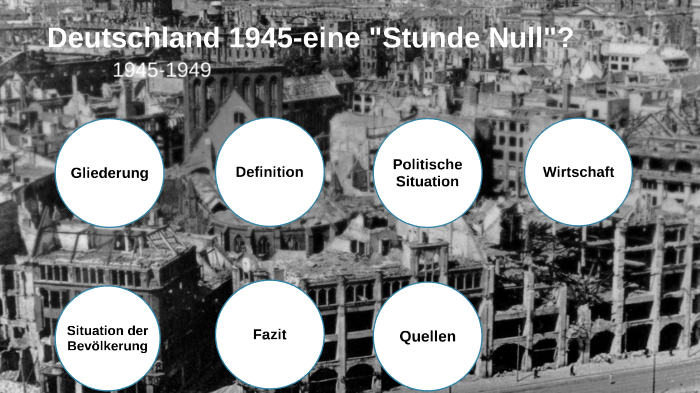 ''Stunde Null'' Deutschland 1945 By Stecker_Dose On Prezi