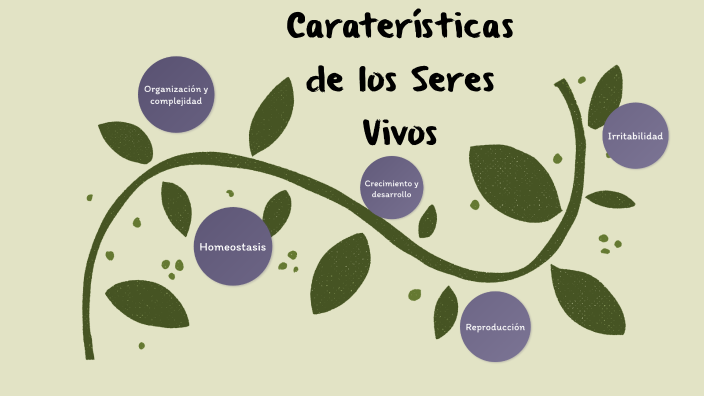 Características De Los Seres Vivos By Rocio Calderon On Prezi