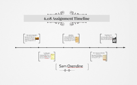 6.08 Assignment Timeline by Sam Oxendine on Prezi