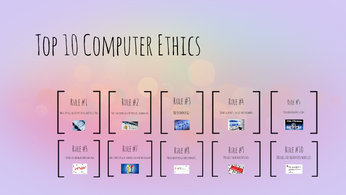 Top 10 Computer Ethics by Rachel Hardee on Prezi