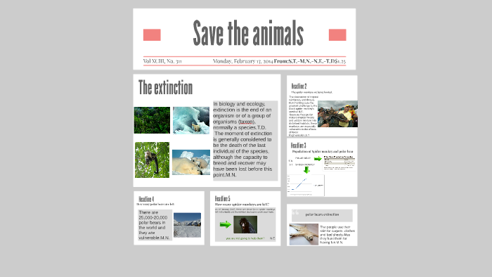 Save the animals by cancu perez on Prezi