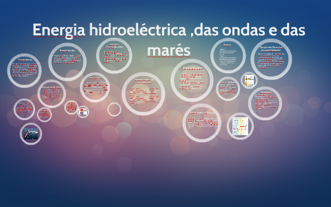 Energia hidroelétrica ,das ondase das marés by Ana Guerreiro