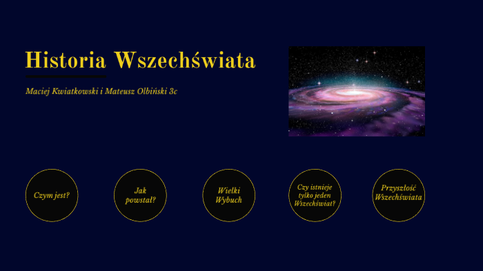 Historia Wszechświata by Maciej Kwiatkowski on Prezi