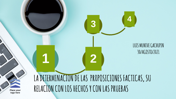 LA DETERMINACION DE PREPOSICIONES FACTICAS SU RELACION CON LOS HECHOS 