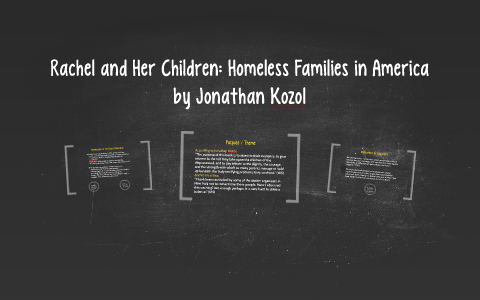 Rachel and Her Children: Homeless Families in America by Sara Lehman on ...