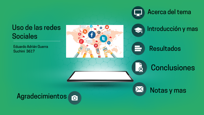 Uso de las Redes Sociales by Eduardo Adrián Guerra on Prezi