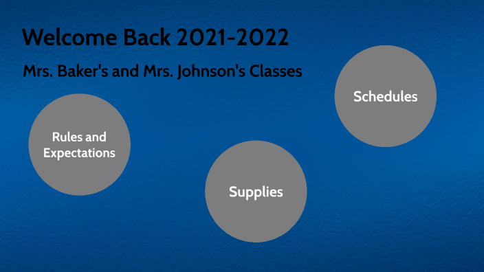 Back To School By Mary Baker