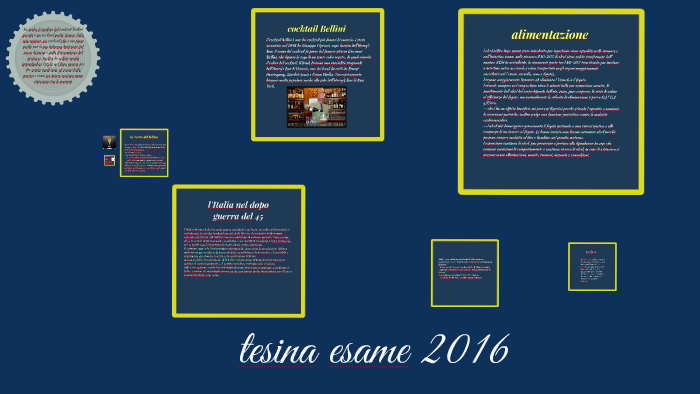 tesina esame 2016 by riccardo cocchetto on Prezi