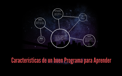 Características De Un Buen Programa Para Aprender By Angélica Jiménez ...