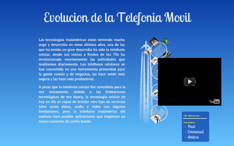 Evolución de la Telefonía Móvil. by Paul Cota Alatorre