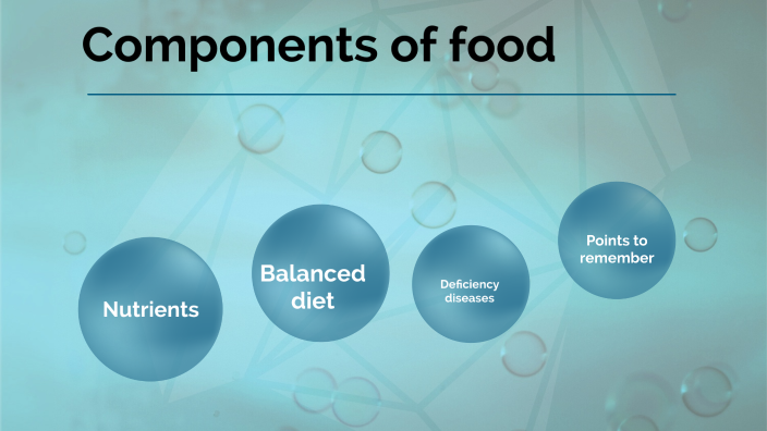 components of food essay