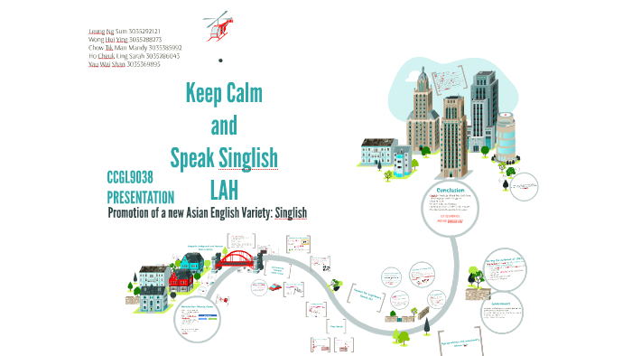 Keep Calm And Speak Singlish Lah By