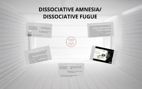 DISSOCIATIVE AMNESIA/DISSOCIATIVE FUGUE by June Howell on Prezi