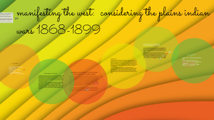 The Plains Indian Wars By Leslie Smithers On Prezi