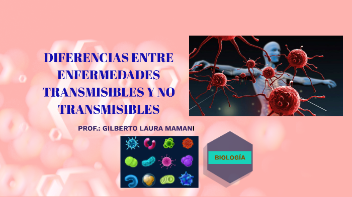 DIFERENCIAS ENTRE ENFERMEDADES TRANSMISIBLES Y NO TRANSMISIBLES by
