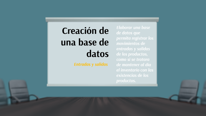 Creación de una base de datos by Israel Torres on Prezi