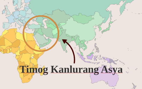 Kanlurang Asya Map