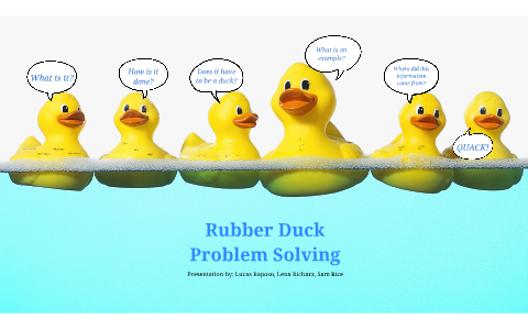 duck problem solving game