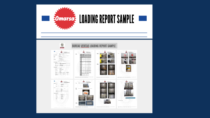 LOADING REPORT SAMPLE by Lourdes Jaramillo on Prezi