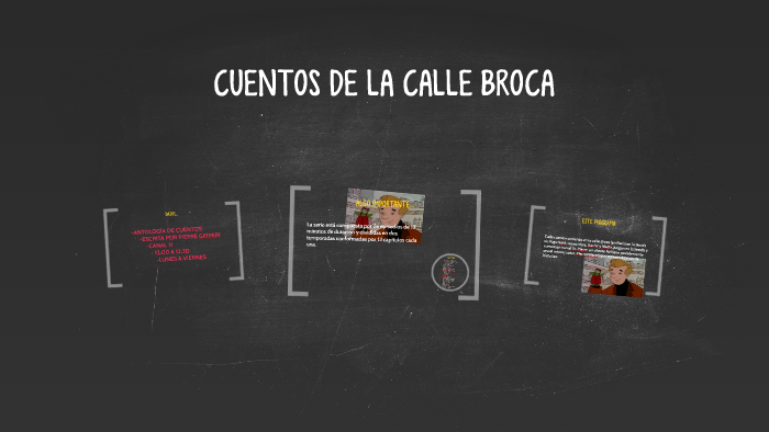 CUENTOS DE LA CALLE BROCA by Arisbeth Palafox on Prezi Next