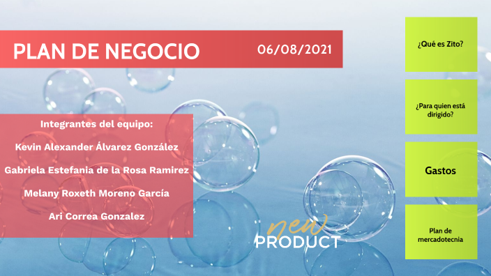 PLAN DE NEGOCIO by KEVIN ALEXANDER ALVAREZ GONZALEZ on Prezi