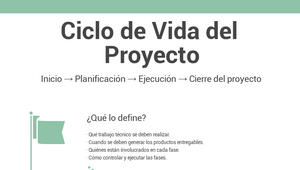 Ciclo de Vida del Proyecto by VICTOR MANUEL GUEVARA GUEVARA on Prezi Design