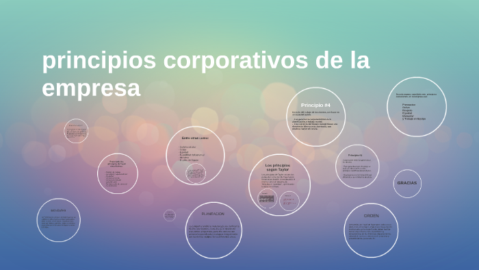 Principios Corporativos De La Empresa By Raul Venegas On Prezi