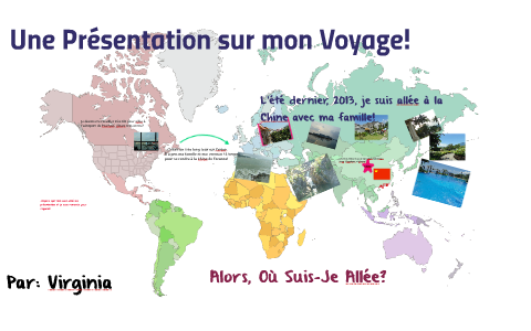 presentation d'un voyage