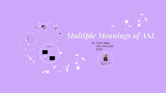 Multiple Meanings of ASL by Yassi Dambita on Prezi
