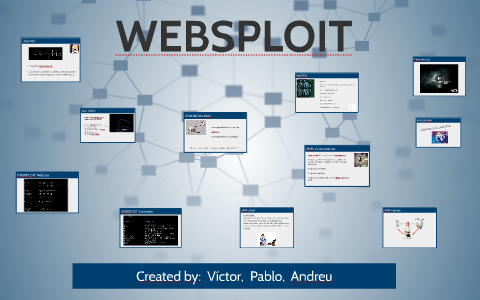 Websploit Exploitation WEBSPLOIT by Victor Garcia Navarro on Prezi