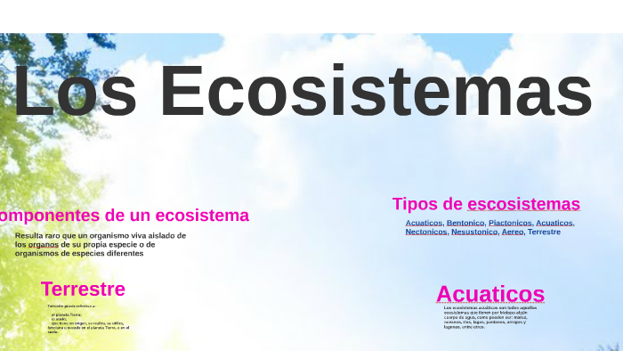 Los Ecosistemas by limbercita cervantes on Prezi