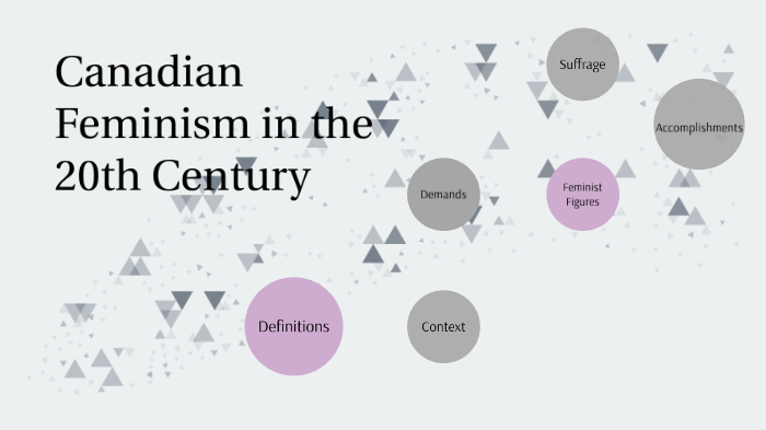 Canadian Feminism in the 20th Century by Emma Lessard on Prezi
