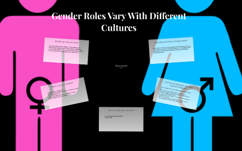 Gender Roles Vary With Different Cultures By Jackie Garcia