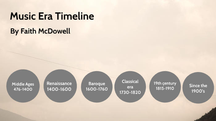 Music Era Timeline by Faith McDowell on Prezi