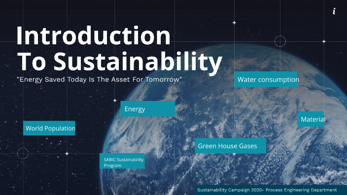 Introduction to Sustainability by ahmed almelad on Prezi