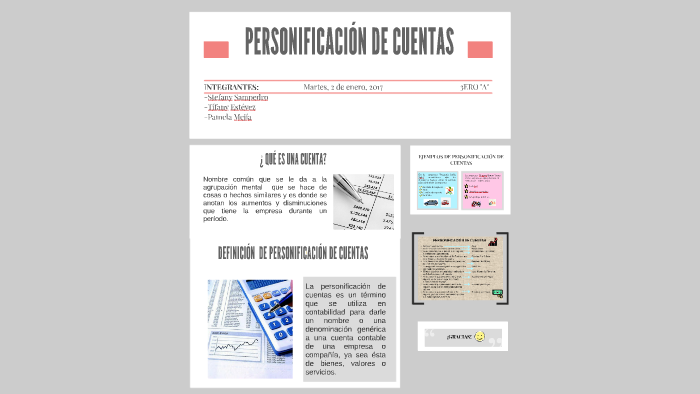 PersonificaciÓn De Cuentas By Tifany Estevez On Prezi