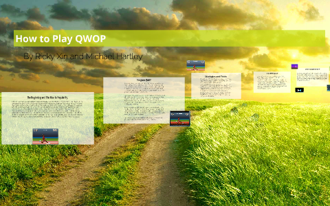 Teach Me How To Qwop By Ricky Xin On Prezi