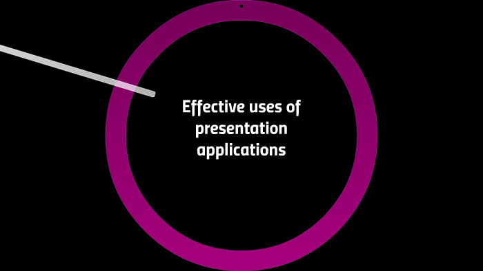 state five uses of presentation application