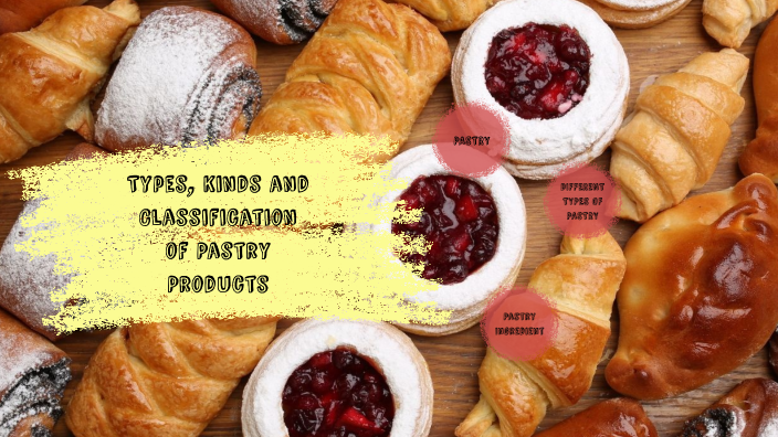 presentation of pastry products