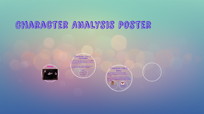 Character Analysis Poster by Mikaela Brown on Prezi