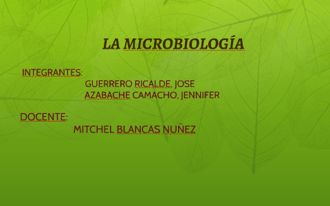 LA MICROBIOLOGIA by kriss vela