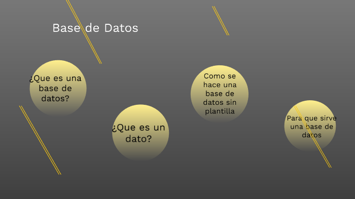 Base de Datos. by Santi Rojo on Prezi