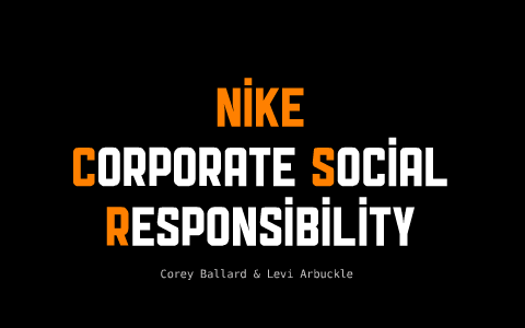 nike social responsibility