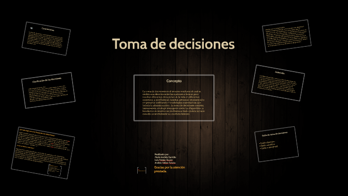 Toma de deciciones by Andres Felipe Toloza Oviedo on Prezi