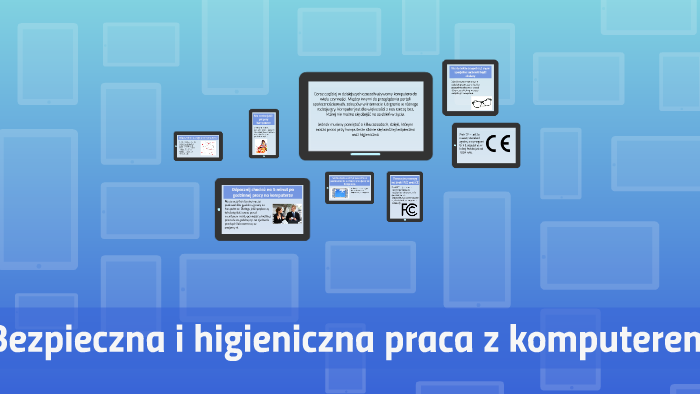 Bezpieczna i higieniczna praca z komputerem by Wiktoria Rejowska