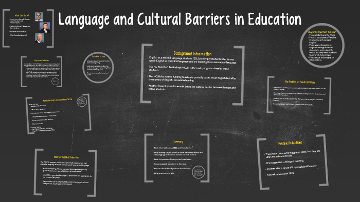 What Are Cultural Barriers In Education