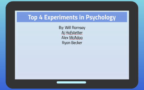 psychology experiments prezi