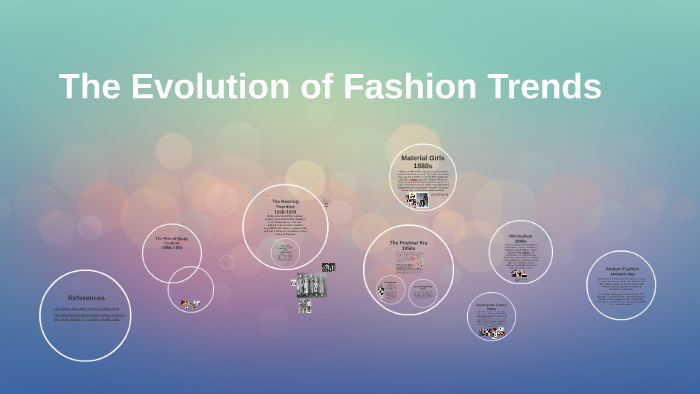 The Evolution of Fashion Trends by Zareth Haveria on Prezi