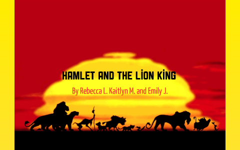 how is lion king based on hamlet