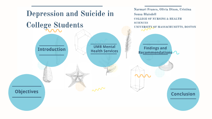 Depression and Suicide in College Students by narmari franco